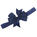 10pcs Elastic Baby Headdress Kids Hair Band Girls Bow Newborn Headband Random