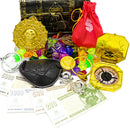 Pirate Treasure Chest (Size: 5.51x4.33x3.94inch) Perfect for Pirate Play Set,