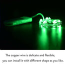 1M 10 LED Copper Wire String Fairy Light Battery Powered Green For Xmas ST325-05