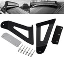 Upper Windshield Roof 52Inch Curved LED Light Bar Mounting Brackets Kit for