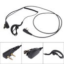 2 PIN Earpiece Headset PTT MIC for BAOFENG UV5R for KENWOOD