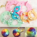 8pcs 4 Sizes Essential Pompom Maker Fluff Ball Weaver Needle Knitting Tool Xmas