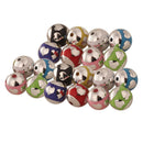 20x Metallic Style Acrylic Loose Beads for DIY Necklace Bracelet Jewelry