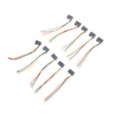 10Pcs 616E 4P4C RJ9 Female Telephone Connector Adapter with 4 Wires SEM&