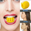 Exercise Fitness Ball Neck Facial Muscle Toning Lifting Jaw Fitness Yellow