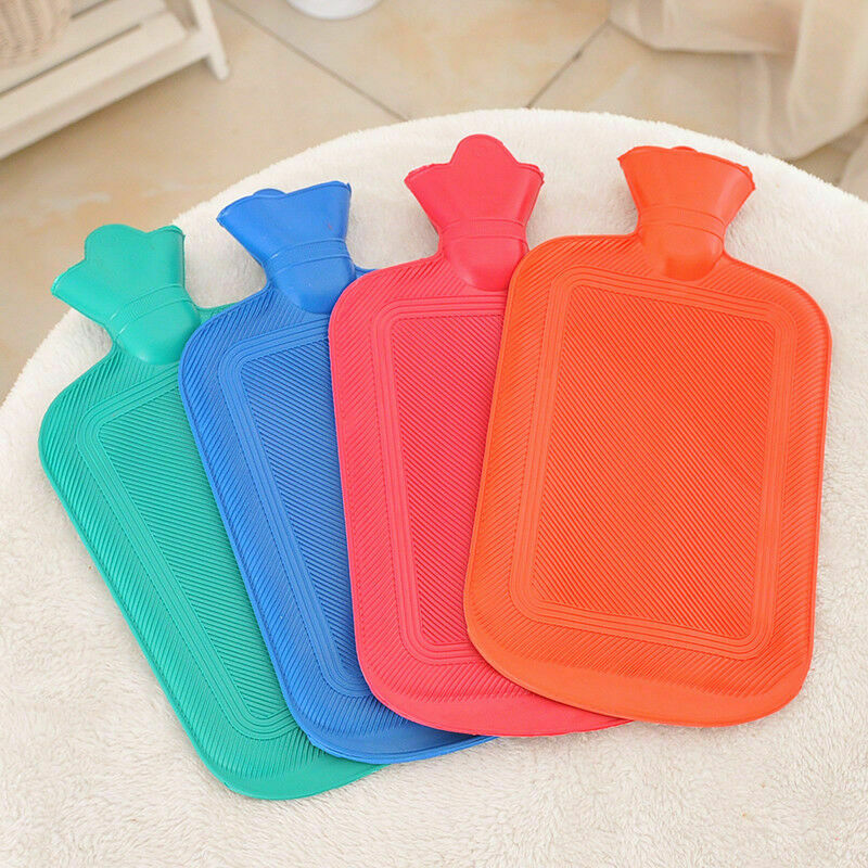 HOT THICK Rubber HOT WATER BOTTLE BAG WARM Relaxing Heat Cold Therapy New