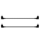2 Pieces Right Angle USB C to USB C Extension Cable, Multi-Function USB Type-C