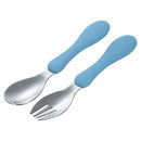 Life Children Stainless Cutlery Set with Spoon Fork and Travel Caseï¼ˆPinkï¼‰