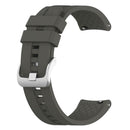 22mm Silicone Wrist Strap Band w/Buckle for Amazfit GTR 47mm (Dark Grey)