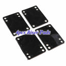 Set of 4 Skateboard Riser Pads Longboard Rise Pad, Soft Longboards Shockpads,