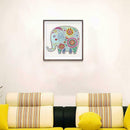 5D DIY Special Shaped Diamond Painting Elephant Embroidery Mosaic Craft Kit