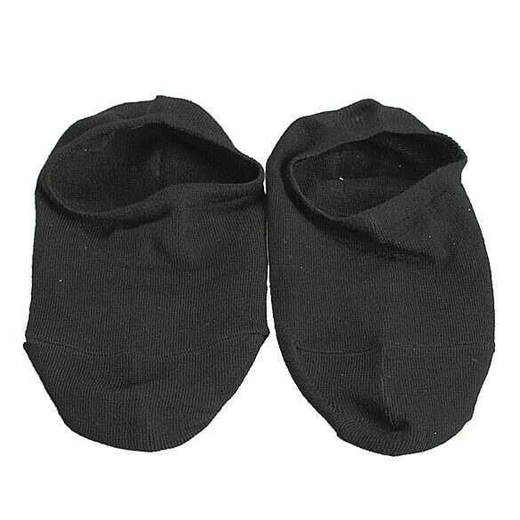 Nonslip Bamboo Fiber Socks Cotton Ankle Boat Low-cut Black A