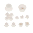 2 Set Full Buttons Cap Mod for Sony Playstation 4 PS4 Controller Blue+White