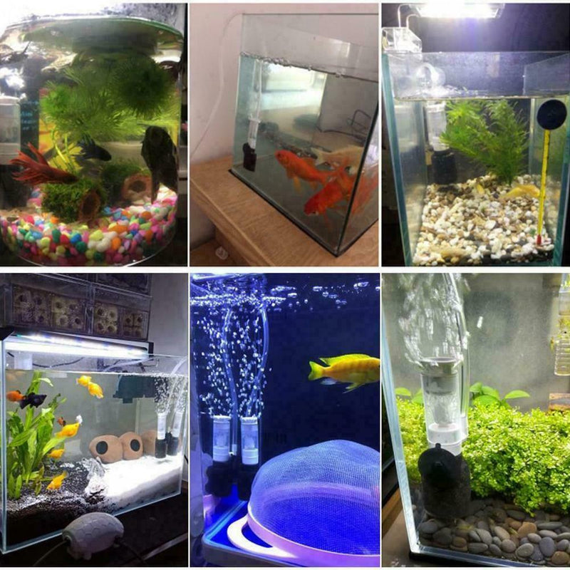 Aquarium Fish Tank Pretty Mute Small Pneumatic Purification Tool J9A4
