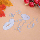 5pcs Summer Beach DIY Cutting Dies Stencils Scrapbook Embossing Album Cards