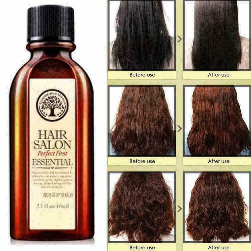 60ml Argan Oil Moisturizing Nourish Scalp Smooth Dry Repair Treatment Hai B S3V2