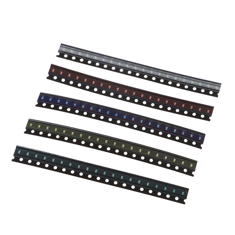 1Bag Light Emitting Diode Bead Red Blue Green White Yellow High Bright QualSEAU