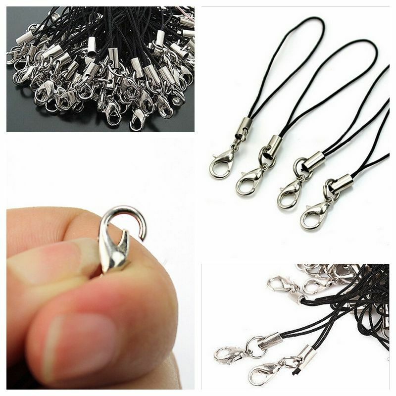 100X Cell Phone Charms Strap Lanyard Hang Pendant for Phone Camera Decoration3C
