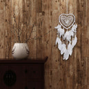 Creative Hollow Heart Dream Catcher Nordic Wedding Car Decor Ornament Pendant