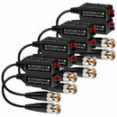 4 Pairs Split Joint Mini Cctv Bnc Hd-Cvi/Tvi/Ahd Passive Video Balun Transc