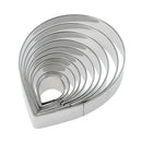 10pcs Stainless Steel Metal Fondant Cake Mold Rose Petal Cookie Cutter
