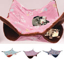 2Pcs Small Animals Hamster Hammock Kitten Cage Hammock Cat Bed Mat Pad