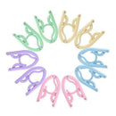 10PCS Travel Clothes Hangers Magic Portable Glamorous Plastic Folding Coat  H1Y5