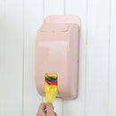 Plastic Garbage Bag Storage Box, 2Pcs Wall Mounted Self-Adhesive Container