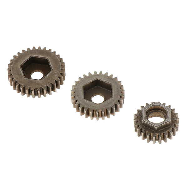 3pcs Metal Teeth Spur Gear Pinion for HG-P407 1/10 RC Pickup Car Accessory