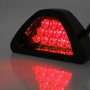 Universal F1 Style 12 LED Red Rear Tail Third Brake Stop Safety Lamp Light QAN