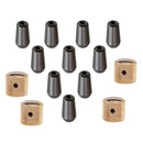 4x Brass Dome Knobs+10x 3 Way Toggle Switch Knobs Tips for Gibson LP Guitar