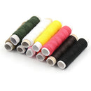 10pcs 50m mixed polyester sewing thread line cord for diy jeans denim craft LJ