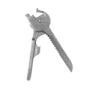 Outdoor Stainless Steel Folding 6 in 1 Utili-key Chain Multifunctional Tool