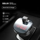Bluetooth Car Hands-free Kit FM Transmitter MP3 Player Dual USB Charger