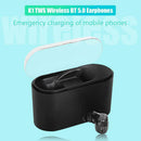 K1 TWS Wireless Bluetooth 5.0 Earphones HiFi Stereo Earbuds Sport Headset