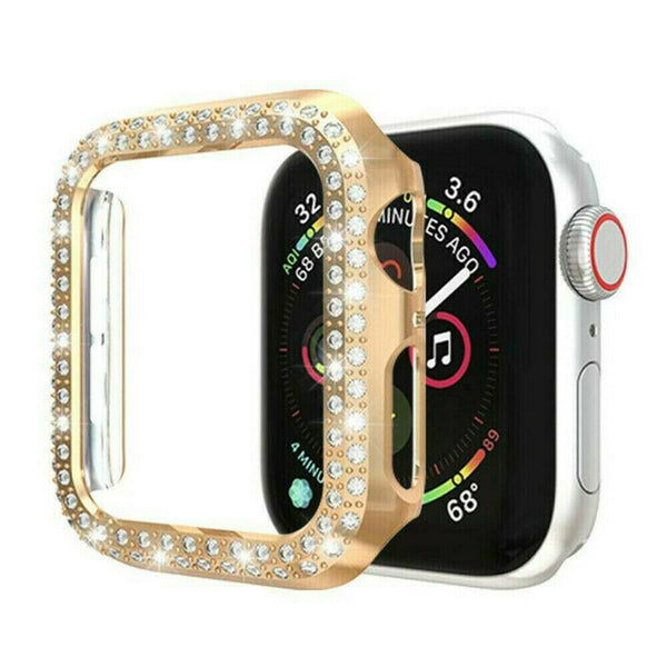 Rhinestone Diamond Cover for iWatch Series 3 2 1 38mm Screen PC Protector Case