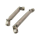2Pcs Scx10 Steel Universal Drive Shaft With Cvd 110-155Mm For 1/10 Scale Mo