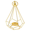2pcs Geometry Tea Light Candle Holder Hanging Candlestick for Home Wedding