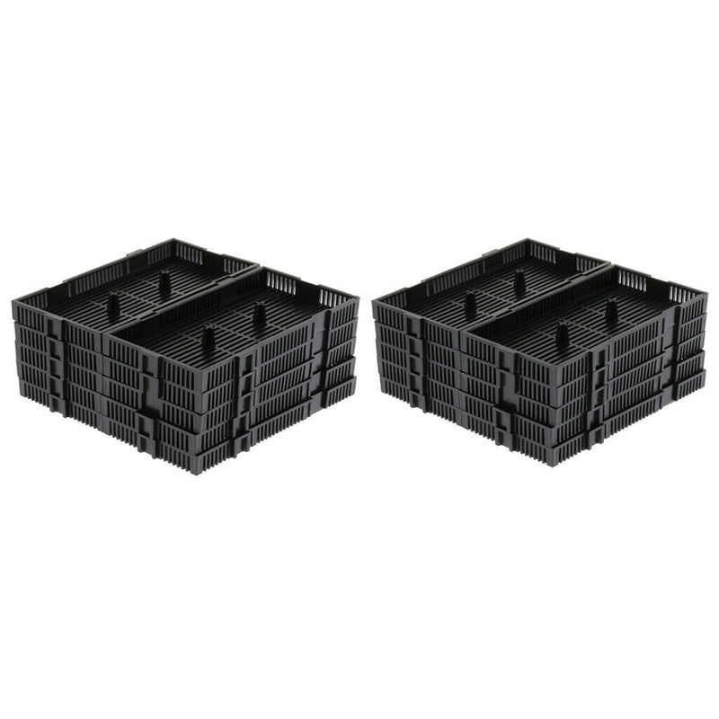 20 Pcs Grid Divider Tray Aquarium Fish Tank Filter Bottom Isolation Board