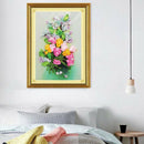 Ribbon Embroidery Kit Diy Tulip Painting Kit Stamped Cross Stitch Colorful Life