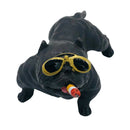 Dog Car Interior Decoration Dashboard Ornament Car Home Decor- Gray