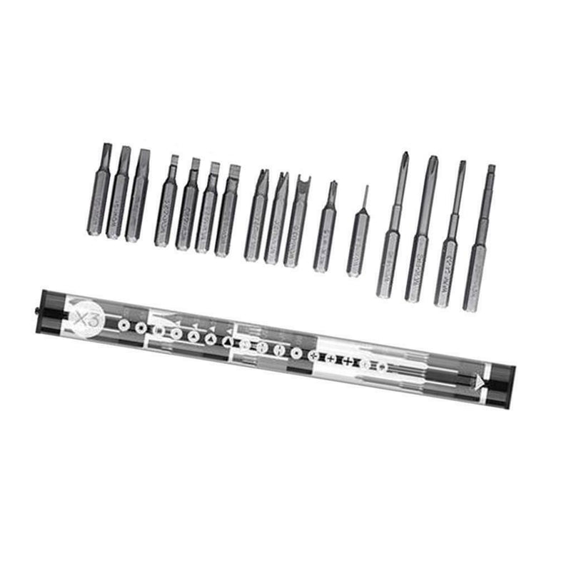 3pcs Wowstick X1 X2 X3 Multifunction 1/8inch S2 Steel Screwdriver Screw Bits
