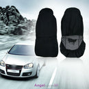 Universal Car Front Rear Seat Covers Cushion Pad for Crossovers SUV Black