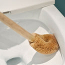 Updated Modern Version Toilet Bowl Brush, Natural Coconut Fiber Brush Head
