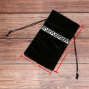 1pc Drawstring Velvet Tarot Card Set Storage Bag Black Tarot Pouch Bag Case MME