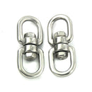 2pcs Carabiners Hooks Buckles Rotation for Hiking Climbing Mountaineering