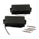 4 String Closed Bass  Pickup Black for Bass Guitar, Easy to Install