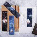 30pcs Planet Bookmarks Paper Page Notes Label Message Card Book Marker School
