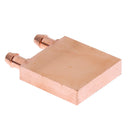 Copper Water Cooling Block, CPU Graphics Card Cooler Heat Sink 40 x 40mm