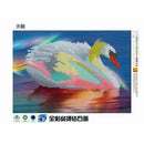 Drill Swan Lake 5D Diamond DIY Painting Home Decor Cross Craft Stitch
